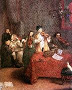 LONGHI, Pietro The Concert ef oil painting artist